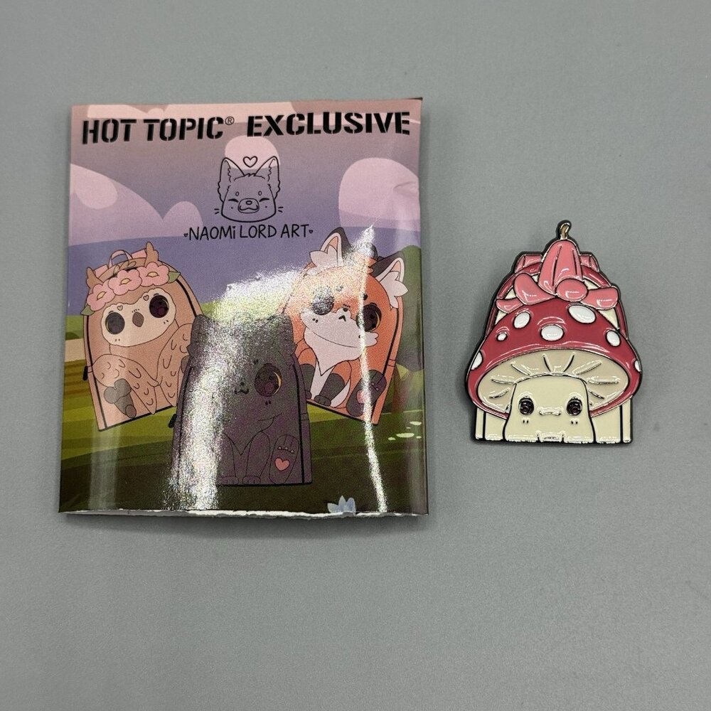 Naomi Lord Art Forest Creature Backpack Blind Pin New Open Box- MUSHROOM